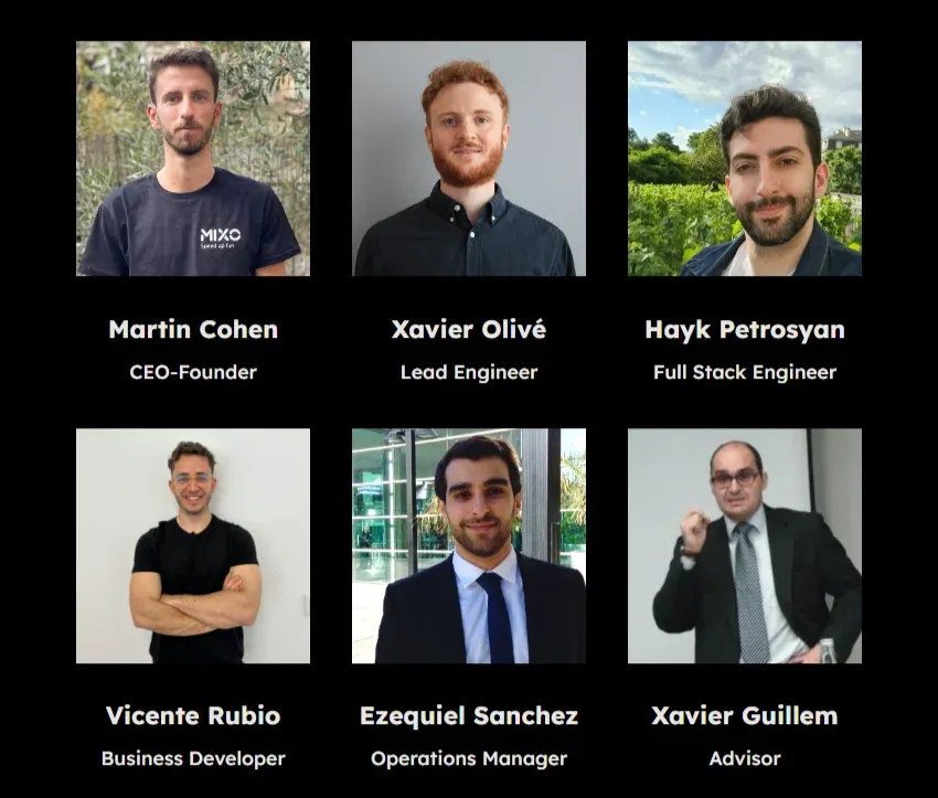 Equipo de MIXO Drinks