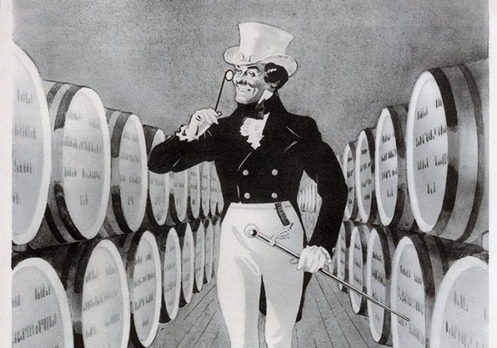 El fundador de Johnnie Walker, un joven recién huérfano de 15 años de Kilmarnock (Escocia)