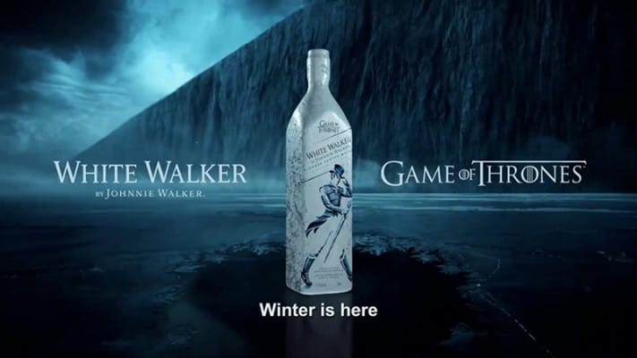 Campaña de Johnnie Walker con Juego de Tronos